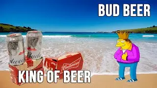 Bud Beer. King Of Beer. Пляжный обзор пива!