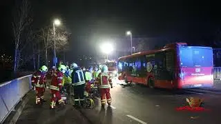 Unfall zwischen PKW und Bus - PKW-Fahrer verstirbt nach Verkehrsunfall in Kreuztal-Buschhütten