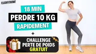 HIIT pour PERDRE 10KG SANS IMPACTS et SANS RÉGIME ✨ Sans Matériel - FlashFitHome