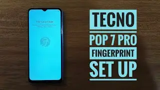 Tecno pop 7 pro fingerprint set up.
