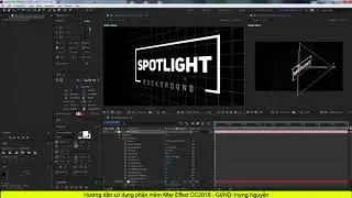 After Effect: Camera & 3D layer in After Efffect CC 2018