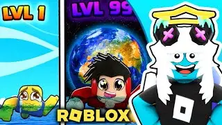 SWIMMING FOR MY LIFE in ROBLOX Swim Race Clicker