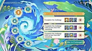 [Event] Torrential Turbulent Charge: Sidle Like a Crab 2 | Genshin impact 4.0 Gameplay