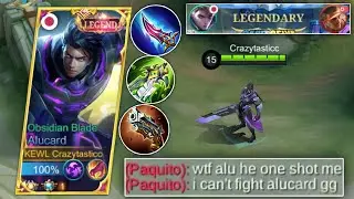NEW TOP PHILIPPINES ALUCARD BUILD!!!😱 | ENEMY CAN’T BELIEVE THE DAMAGE OF MY ALUCARD!🔥| MLBB