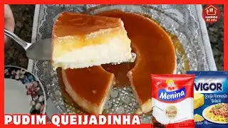 PUDIM QUEIJADINHA DE LIQUIDIFICADOR - FÁCIL, RÁPIDO E DELICIOSO / COZINHA DO EDU