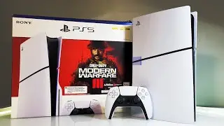 PS5 Slim Unboxing - PlayStation Console & Call Of Duty MW3 Bundle