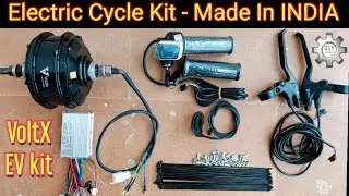 ₹6900/- Electric Cycle Kit Unboxing | Made in India - VoltX Hub Motor Kit | DIY Community