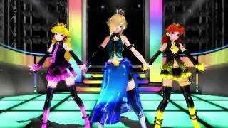 Oh No MMD (Vocaloid Princess Peach, Vocaloid Princess Rosalina, and Vocaloid Princess Daisy)