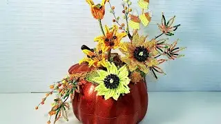 Кленовые  листочки  и скруточки для композиции 