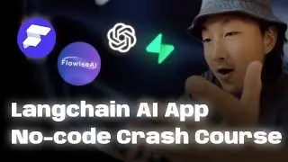 Part 0: Langchain AI app with Flutterflow & Flowise - No-code Crash Course Overview