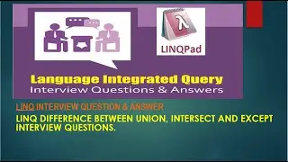 Part 11: Explain Union, Intersect and Except?