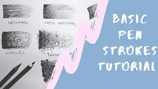 Basic Pen Strokes Tutorial | strokes tutorial for beginners | 