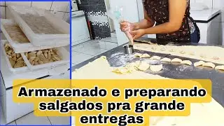 Como Armazenar e Preparar salgados para Entregas de grande quantidade!