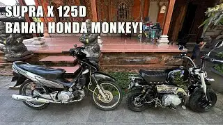 Beli Supra X125D Kita Pakai Bahan Honda Monkey - Part 1