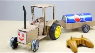 How to make a Tractor at home easy hai