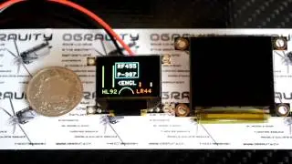Miniature engine monitor display