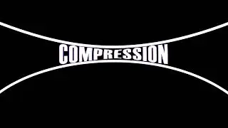 Compression: A text animation in After Effects.