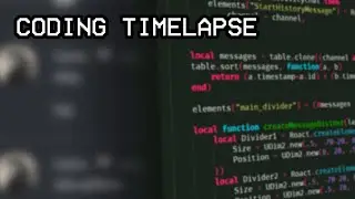 Electron Coding Timelapse