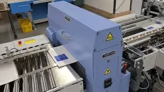 Binderhaus Rillmaschine R50/14-DUO mit Heidelberg Flachstapelanleger und Tremat