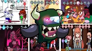 Ejected V2 But every turn a Different Character Sings it 🎶 (FNF Impostor V4, but Everyone Sings It)