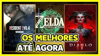 TOP 10 JOGOS DE 2023 ATÉ JUNHO - ZELDA, RESIDENT EVIL, DIABLO E MAIS!
