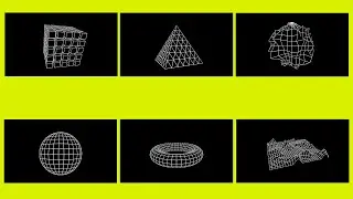 ⚫⚪ 3D VJ Loops - Minimal Style - Black and White Visuals ⚫⚪