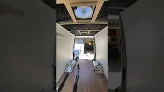 Van Build in SECONDS #vanbuild #vanconversion #vanlife
