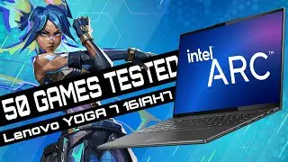 Lenovo Yoga 7 16" (2023) Gaming Benchmarks: 50 Games Tested (i5-12500H, Arc A370M)