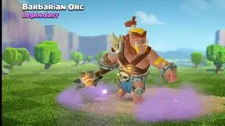 Grand Dwarf warden skin and Barbarian orc king skin #clashofclans #coc