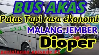 BUS AKAS WANI NDUSEL NDUSEL JAM RAME.[episode 1,perjalanan ke Jember]