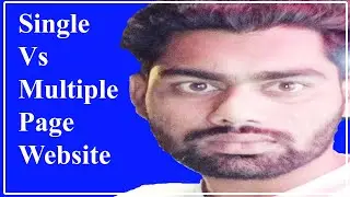 Different Between Single Page Website and Multiple Page Website in Urdu /Hindi | Website