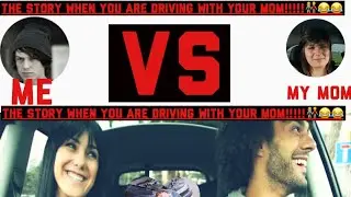 Difference between driving with your mom and your girlfriend 😂😂(BAD END🤬)