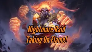 Nightmare Raid Taking On Flame! || Age of Magic