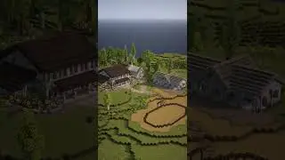 Wow, wait till the end! 🐴🥹🌻 Minecraft Horse Ranch Timelapse #shorts