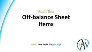 6.48 Audit Test - Off balance Sheet Items - Preview