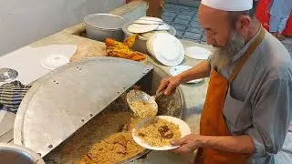 Uzbaki Kabuli Pulao || Kabuli Pulao Qissa Khuwani Bazar Peshawar