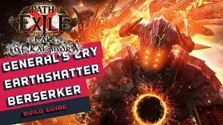 [3.19]General's Cry Earthshatter Berserker Path of Exile Build Guide