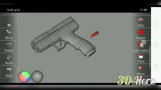 Modelling A Bullet With Subdivformer (SDF 3D) On Android