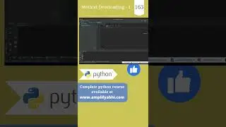 Python : Method Overloading | Part 1 | py srt 163