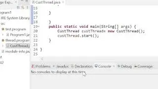 How to create  Thread in  Java using Thread class and Runnable interface