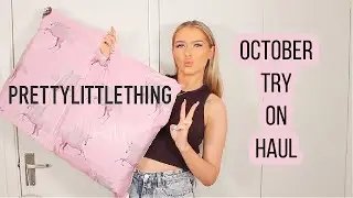 MASSIVE PRETTY LITTLE THING TRY ON HAUL - OCTOBER 2021 | shivonmakeupbiz