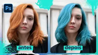 Como MUDAR A COR do Cabelo no Photoshop | Técnica FÁCIL E PODEROSA!