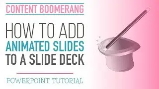 How to Create Animation Effect in PowerPoint / SlideShare presentation [PowerPoint tutorial]