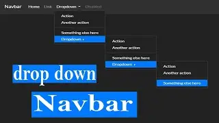 How to Create a Drop-Down Navigation Menu Using HTML and CSS | Azeem Ahmad