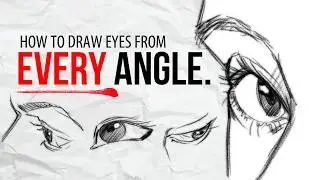 How to draw Eyes from ANY perspective | Tutorial | Drawlikeasir