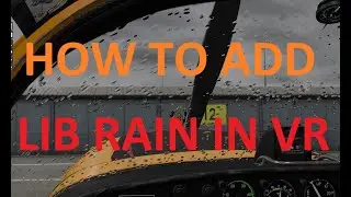 MARCHETTI LIB RAIN EFFECTS IN VR [X-PLANE 11]
