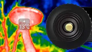 A view of Bratislava city through the thermal camera Seek Compact 01