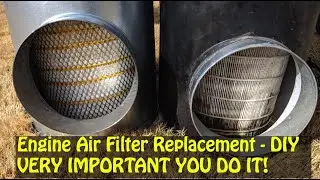 Cummins 450ISL - Engine Air Filter Replacement - DIY Save Money!