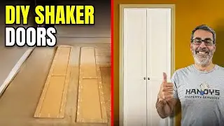 Carpentry - Shaker Style Cabinet Doors. (Shorter version.)