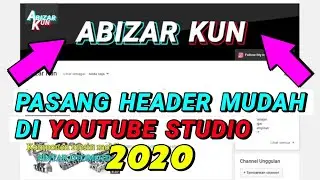 CARA PASANG BANNER/SAMPUL YOUTUBE DI ANDROID || MUDAH & CEPAT